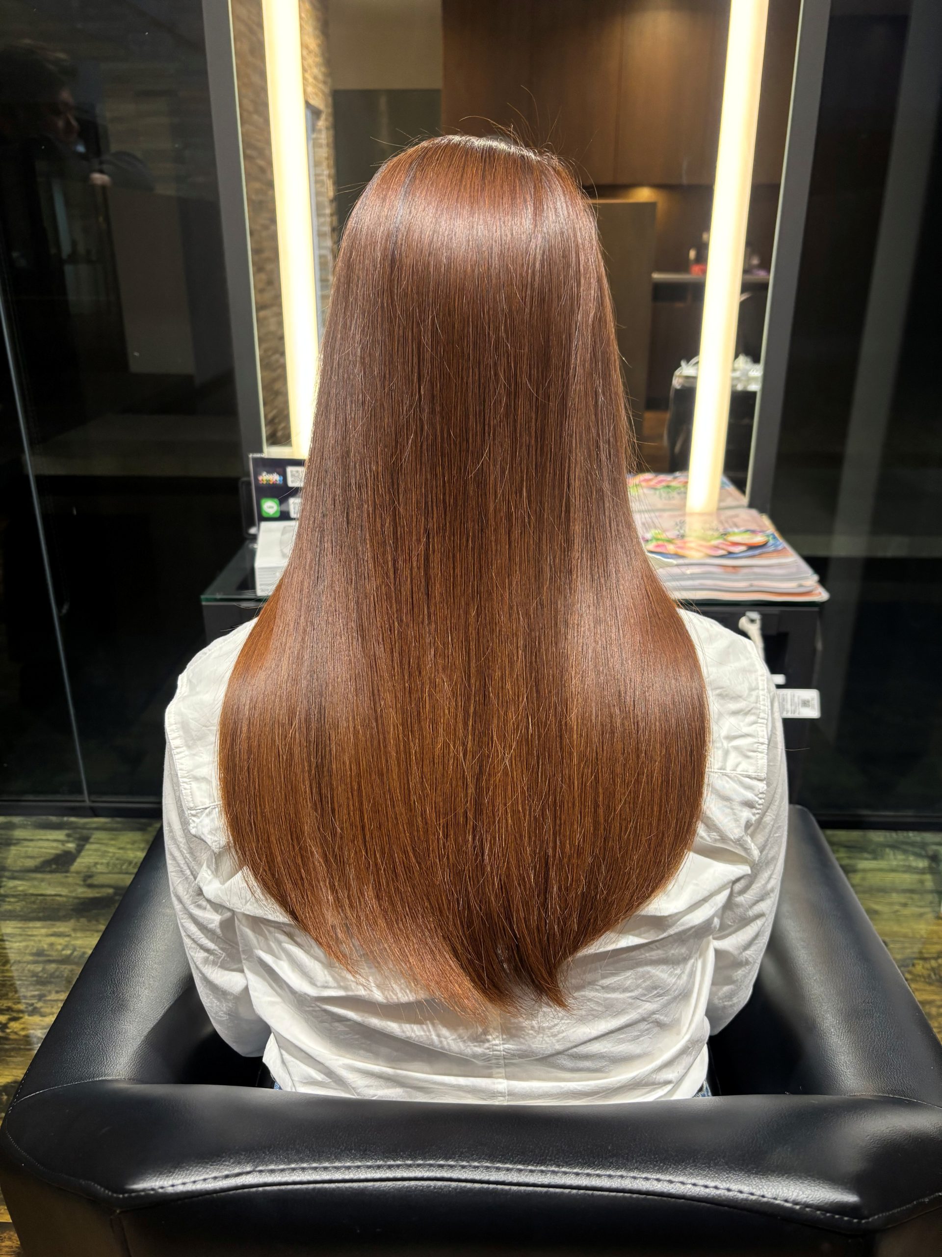 MUNIONEでハリとコシ、ツヤを取り戻したエイジング毛のアフター写真